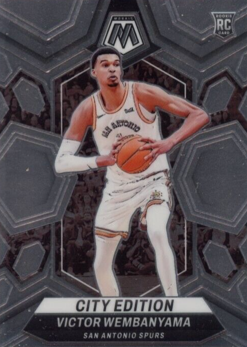 wembanyama 24枚限定 未開封 メトロポリタン 2023-24 Panini Mosaic Victor Wembanyama City Edition Rookie