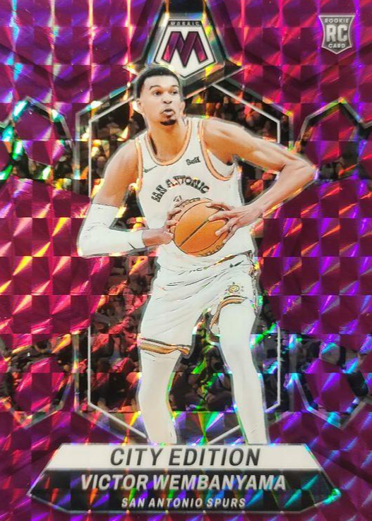 Victor Wembanyama 2023 Hoops #277 Purple Price Guide