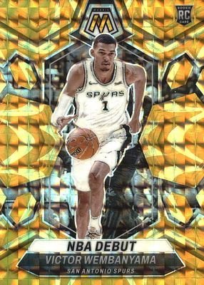 2023 Mosaic #257 NBA Debut - Reactive Yellow