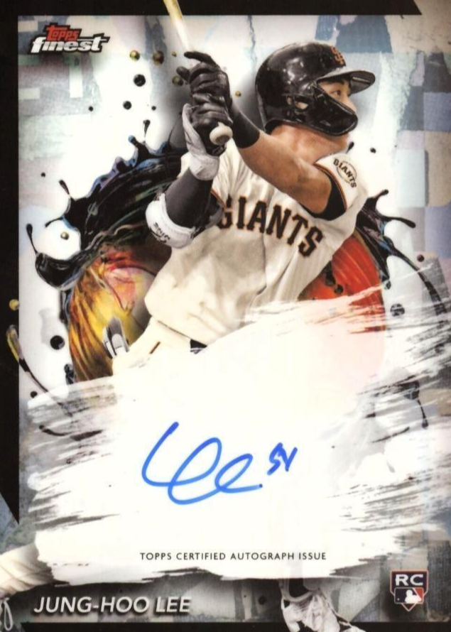 Jung Hoo Lee 2024 Topps Finest #FA-JHL Finest Autographs 