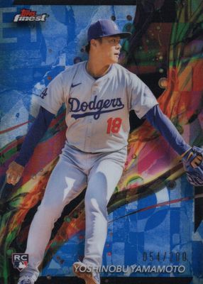 2024 Topps Finest #50 Common - Blue Refractor /200