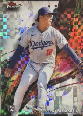 2024 Topps Finest #50 Common - Checkerboard Refractor