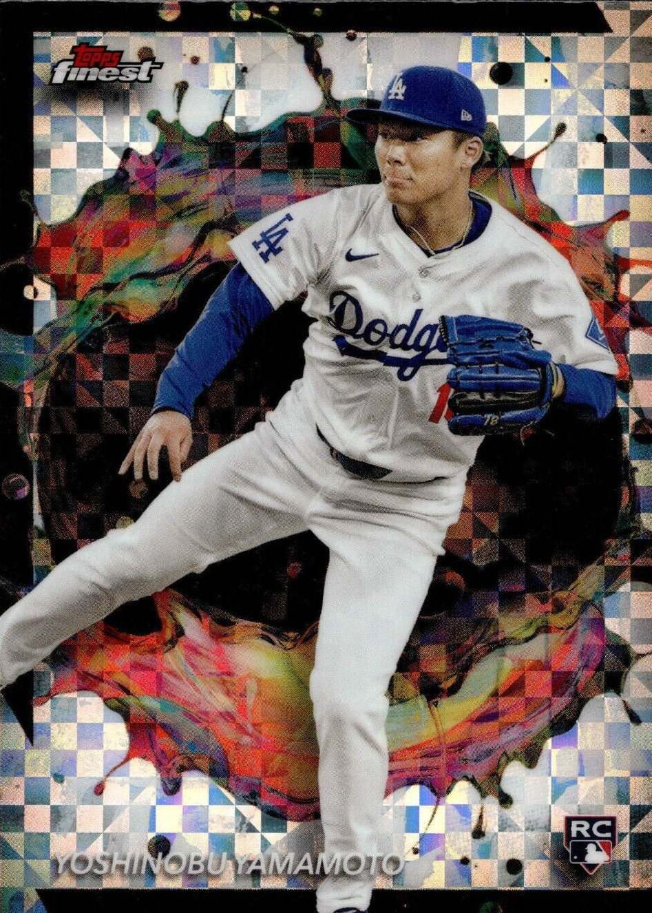 Yoshinobu Yamamoto 2024 Topps Finest #250 Rare
