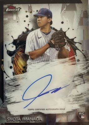 2024 Topps Finest Green Refractor Rookie RC Common Shota