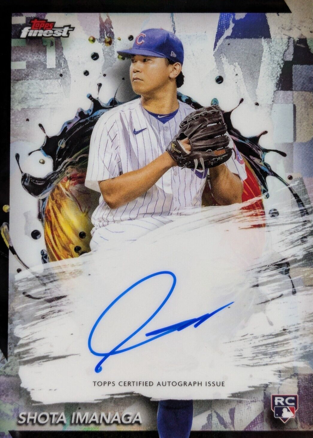 Topps - 75枚限定 2024 Topps Finest 今永昇太 RC PSA 9 2024 Topps Finest Green Refractor Rookie RC Common Shota