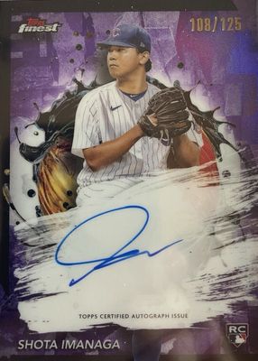 2024 Topps Finest #FA-SI Finest Autographs - Purple Refractor /125