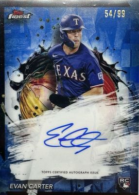 2024 Topps Finest #FA-EC Finest Autographs - Blue Refractor /99