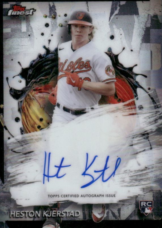 Heston Kjerstad 2024 Topps Finest #FA-HKJ Finest Autographs Rookie SGC 9.5