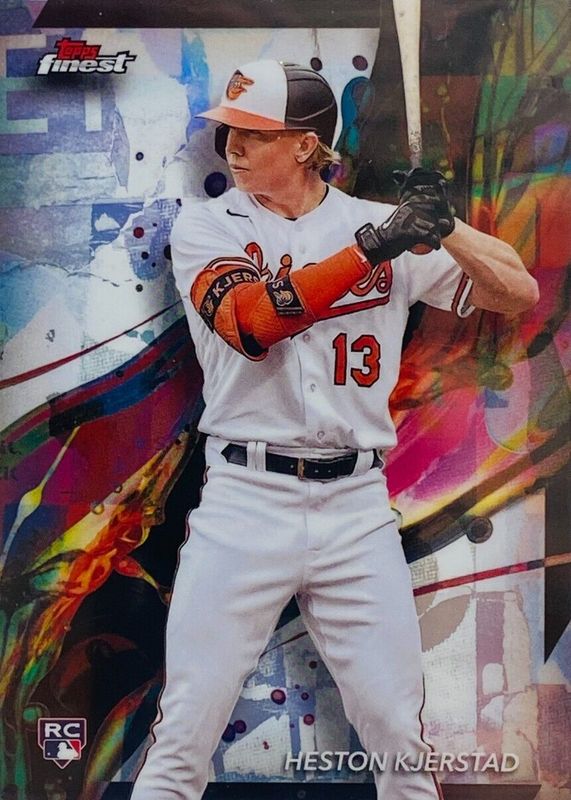 Heston Kjerstad 2024 Topps Finest #43 Common - Refractor Rookie RAW