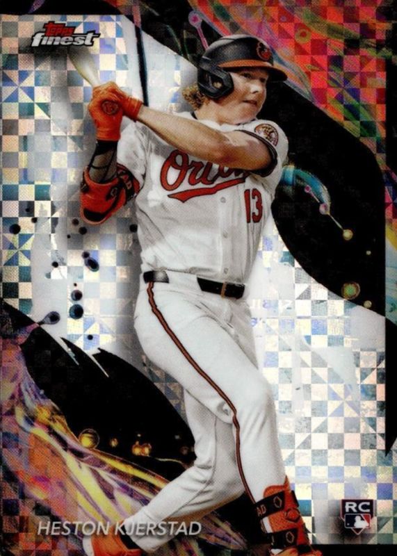 Heston Kjerstad 2024 Topps Finest #139 Uncommon - Checkerboard Refractor Rookie RAW