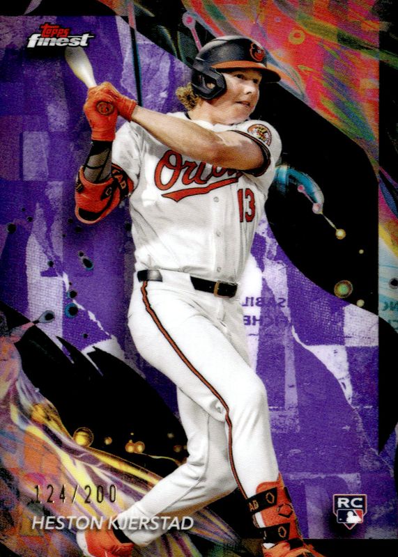 Heston Kjerstad 2024 Topps Finest #139 Uncommon - Purple Refractor /200 Rookie SGC 10