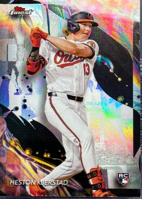 Heston Kjerstad 2024 Topps Finest #139 Uncommon - Refractor Rookie RAW