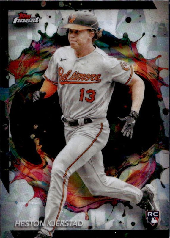 Heston Kjerstad 2024 Topps Finest #248 Rare - Refractor Rookie RAW