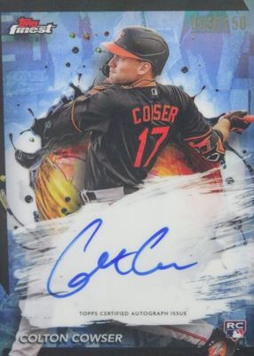 2024 Topps Finest #FA-CC Finest Autographs - Sky Blue Refractor /150