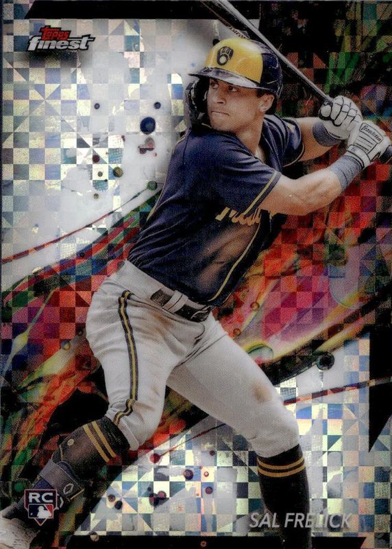 Sal Frelick 2024 Topps Finest #51 Common - Checkerboard Refractor Rookie SGC 10