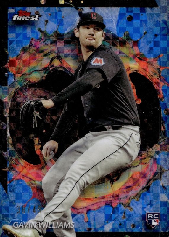 2024 Topps Finest #242 Rare - Blue Checkerboard Refractor /49