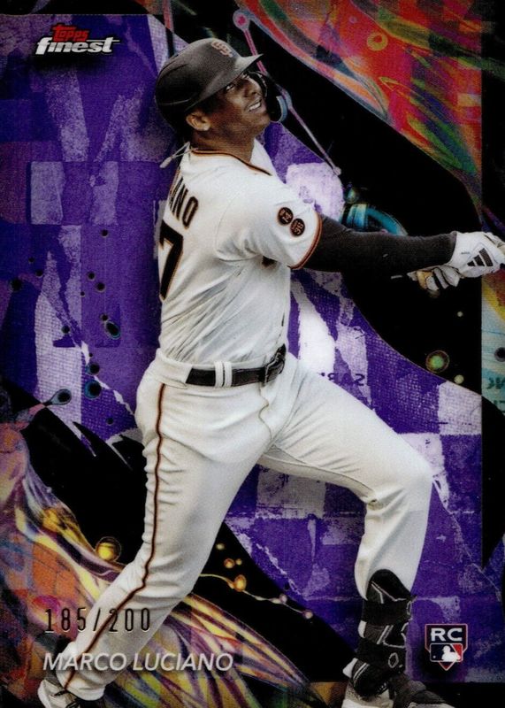 Marco Luciano 2024 Topps Finest #178 Uncommon - Purple Refractor /200 Rookie RAW
