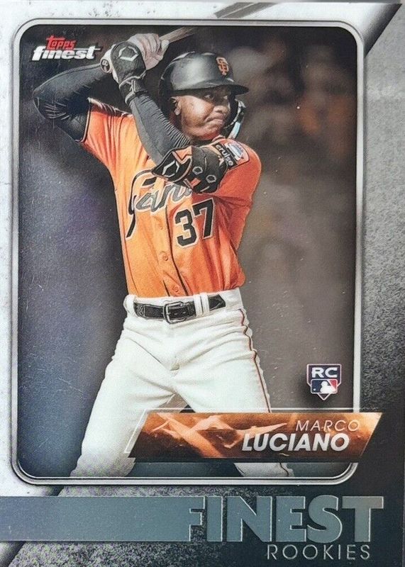 Marco Luciano 2024 Topps Finest #276 Rare - Refractor Rookie RAW