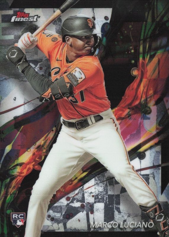 Marco Luciano 2024 Topps Finest #42 Common Rookie RAW