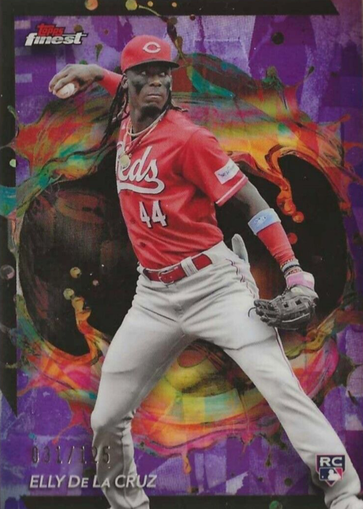2024 Topps Elly De La Cruz Rookie Refractor SP Card #2024 - Cincinnati Reds