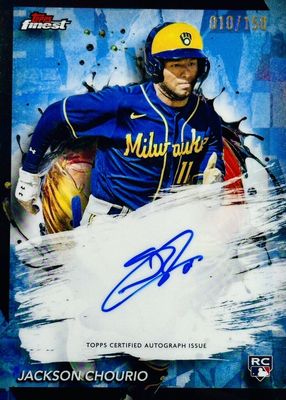 2024 Topps Finest #FA-JC Finest Autographs - Sky Blue Refractor /150