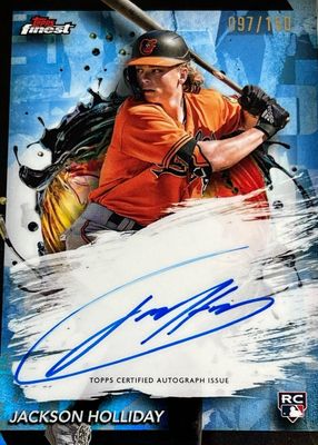 2024 Topps Finest #FA-JH Finest Autographs - Sky Blue Refractor /150