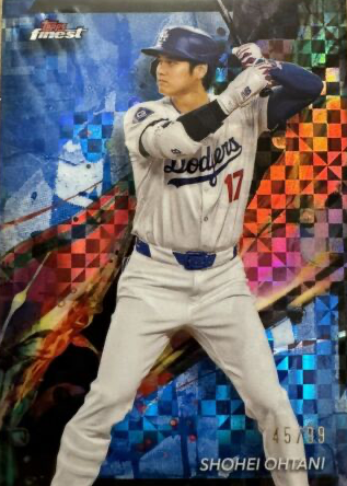 Shohei Ohtani 2024 Topps Finest #100 Common - Blue