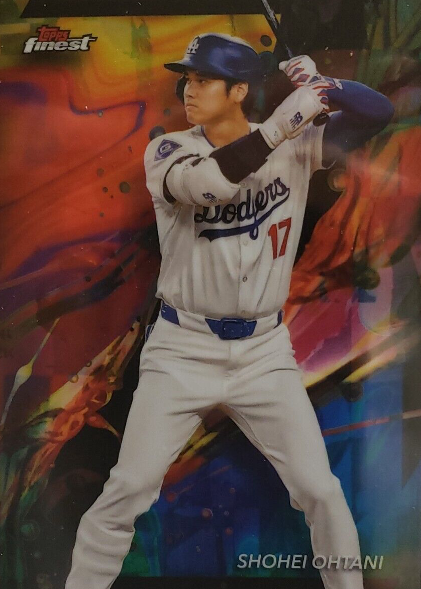 Shohei Ohtani 2024 Topps Finest #100 Common - Oil Spill