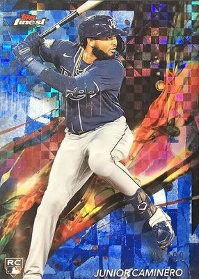 2024 Topps Finest #24 Common - Blue Checkerboard Refractor /99