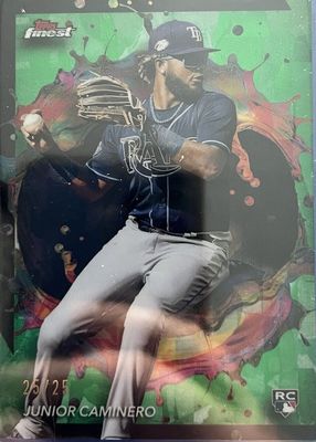 2024 Topps Finest #203 Rare - Green Refractor /25