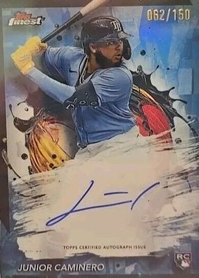 2024 Topps Finest #FA-JCA Finest Autographs - Sky Blue Refractor /150