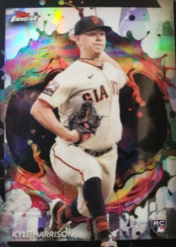 Kyle Harrison 2024 Topps Finest #258 Rare - Refractor Rookie RAW