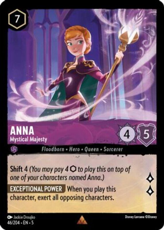 Anna - Mystical Majesty 2024 Shimmering Skies #46/204 Base RAW TCG (NEAR MINT)