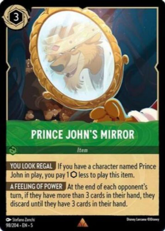 Prince John's Mirror 2024 Shimmering Skies #98/204 Base RAW TCG (LIGHTLY PLAYED)