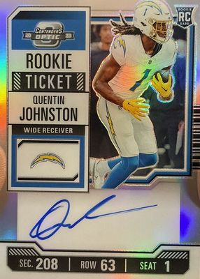 2023 Contenders Optic #128 Rookie Ticket Auto - Silver