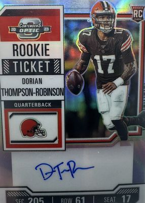 2023 Contenders Optic #110 Rookie Ticket Auto - Silver