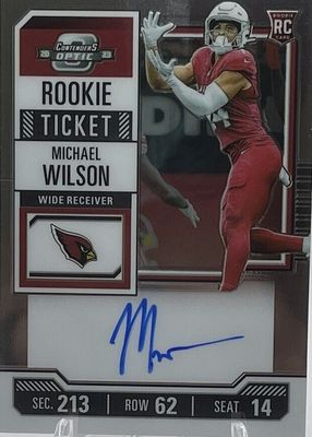 2023 Contenders Optic #126 Rookie Ticket Auto - Silver