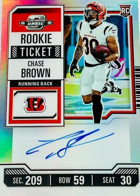 2023 Contenders Optic #105 Rookie Ticket Auto - Silver