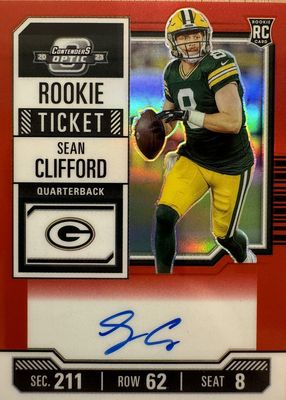 2023 Contenders Optic #132 Rookie Ticket Auto - Red (/175)