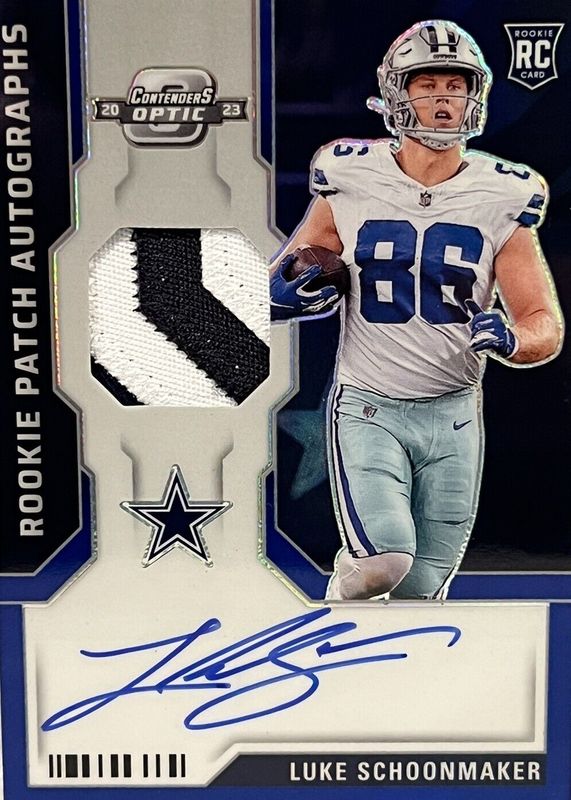 2023 Contenders Optic #RPA-LS Rookie Patch Auto - Blue /50