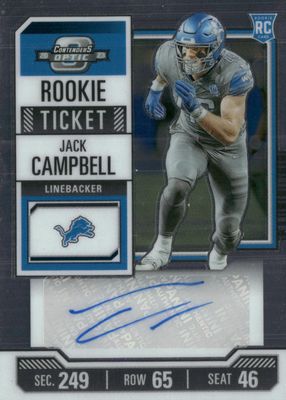 2023 Contenders Optic #173 Rookie Ticket Auto