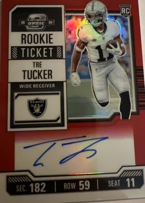 2023 Contenders Optic #137 Rookie Ticket Auto - Red (/175)