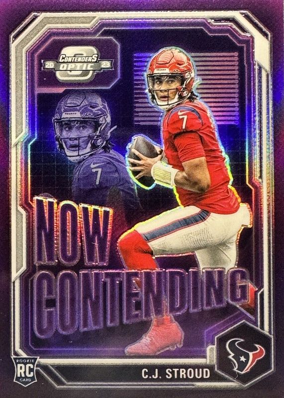 CJ Stroud 2023 Contenders Optic #NC-CSD Now Contending /(SSP) Rookie RAW