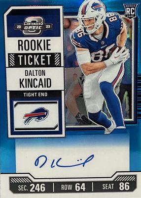 2023 Contenders Optic #107 Rookie Ticket Auto - Teal /99