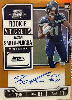 2023 Contenders Optic #117 Rookie Ticket Auto - Orange /50