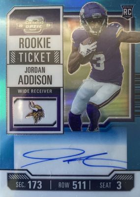 2023 Contenders Optic #120 Rookie Ticket Auto - Teal /99