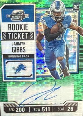 2023 Contenders Optic #112 Rookie Ticket Auto - Green Pulsar /30