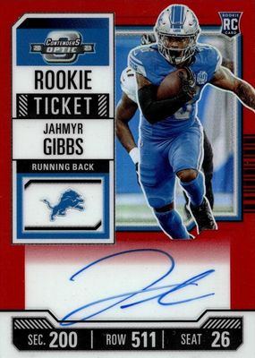 2023 Contenders Optic #112 Rookie Ticket Auto - Red (/125)