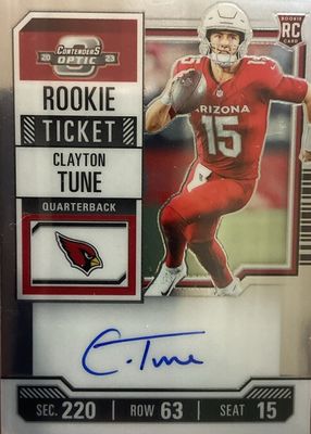 2023 Contenders Optic #106 Rookie Ticket Auto