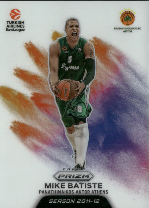 Mike Batiste 2023 Prizm EuroLeague #22 Color Blast /(SSP) RAW